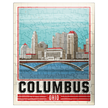 puzzleplate American College Towns: Columbus, OH 100 Jigsaw Puzzle