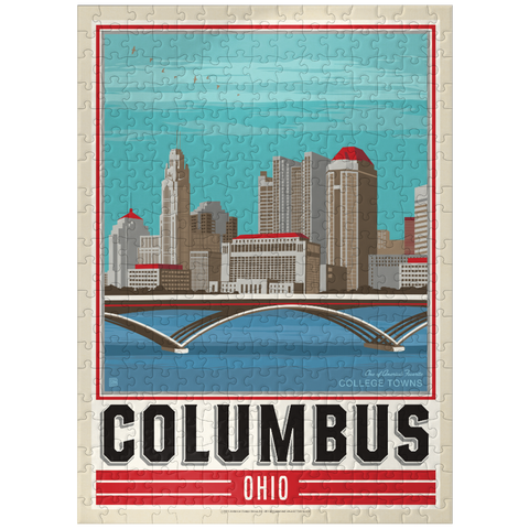 puzzleplate American College Towns: Columbus, OH 300 Jigsaw Puzzle