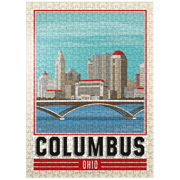 puzzleplate American College Towns: Columbus, OH 500 Jigsaw Puzzle