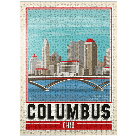 puzzleplate American College Towns: Columbus, OH 500 Jigsaw Puzzle