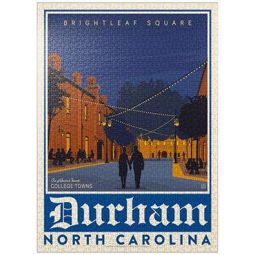 puzzleplate American College Towns: Durham, NC 1000 Jigsaw Puzzle