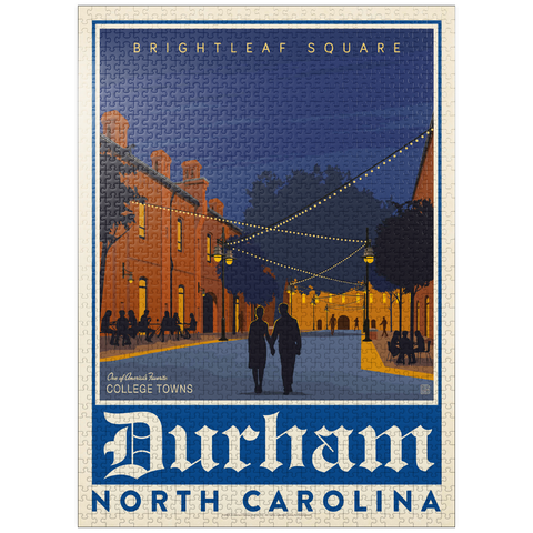 puzzleplate American College Towns: Durham, NC 1000 Jigsaw Puzzle