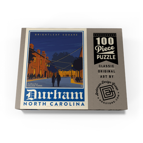 American College Towns: Durham, NC 100 Jigsaw Puzzle box view3