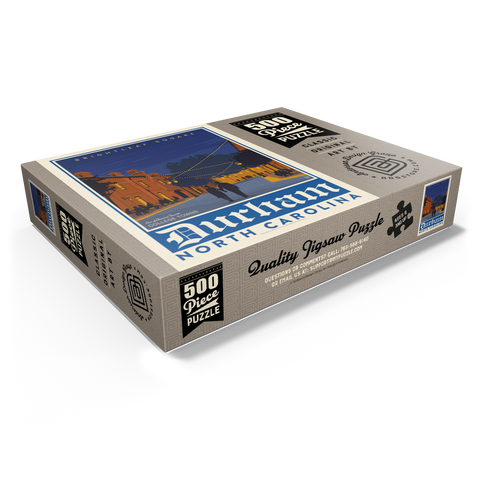 American College Towns: Durham, NC 500 Jigsaw Puzzle box view1