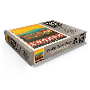 American College Towns: Eugene, Oregon 100 Jigsaw Puzzle box view1