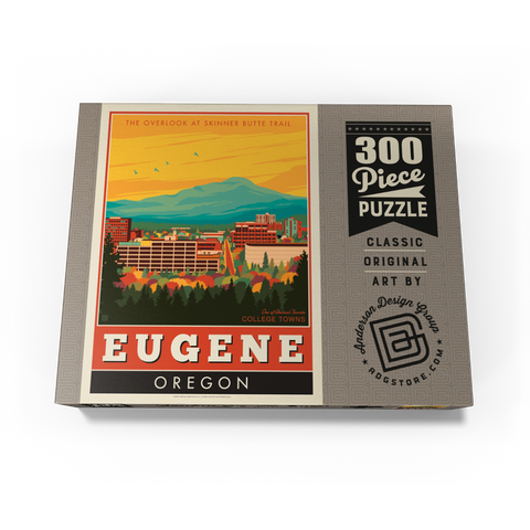 American College Towns: Eugene, Oregon 300 Jigsaw Puzzle box view3