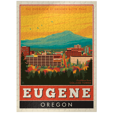 puzzleplate American College Towns: Eugene, Oregon 300 Jigsaw Puzzle