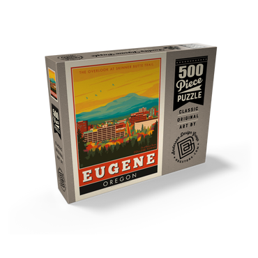 American College Towns: Eugene, Oregon 500 Jigsaw Puzzle box view2
