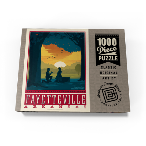 American College Towns: Fayetteville, Arkansas 1000 Jigsaw Puzzle box view3