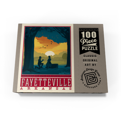 American College Towns: Fayetteville, Arkansas 100 Jigsaw Puzzle box view3