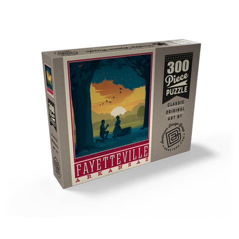 American College Towns: Fayetteville, Arkansas 300 Jigsaw Puzzle box view2