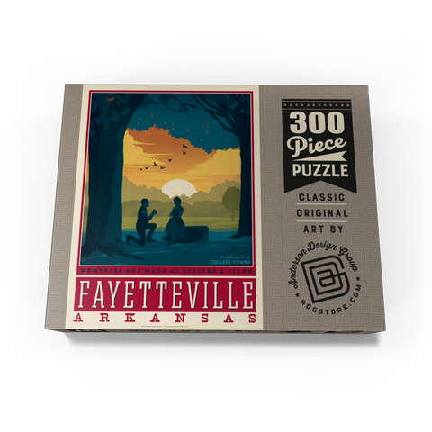 American College Towns: Fayetteville, Arkansas 300 Jigsaw Puzzle box view3