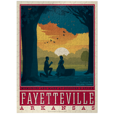 puzzleplate American College Towns: Fayetteville, Arkansas 300 Jigsaw Puzzle