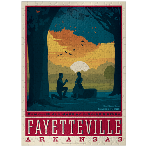 puzzleplate American College Towns: Fayetteville, Arkansas 300 Jigsaw Puzzle