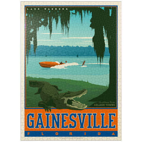 puzzleplate American College Towns: Gainesville, Florida 1000 Jigsaw Puzzle