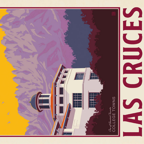 American College Towns: Las Cruces, NM 100 Jigsaw Puzzle 3D Modell