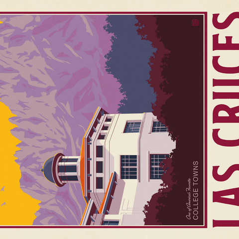 American College Towns: Las Cruces, NM 500 Jigsaw Puzzle 3D Modell