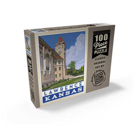 American College Towns: Lawrence, Kansas 100 Jigsaw Puzzle box view2