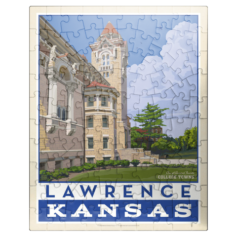 puzzleplate American College Towns: Lawrence, Kansas 100 Jigsaw Puzzle