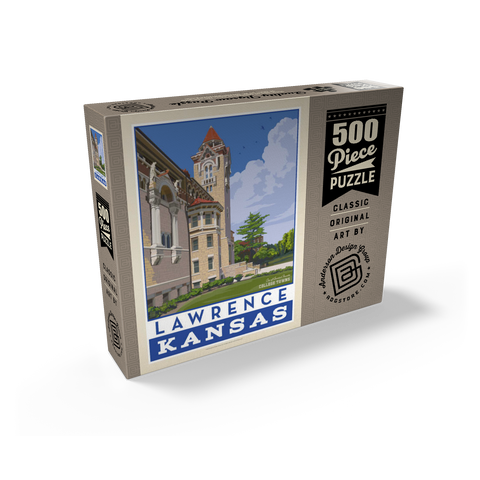 American College Towns: Lawrence, Kansas 500 Jigsaw Puzzle box view2