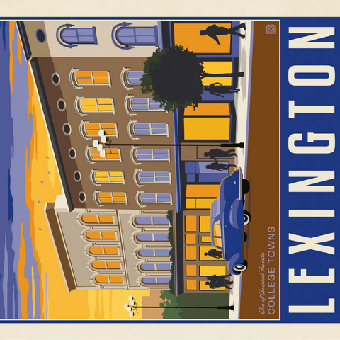 American College Towns: Lexington, KY 100 Jigsaw Puzzle 3D Modell