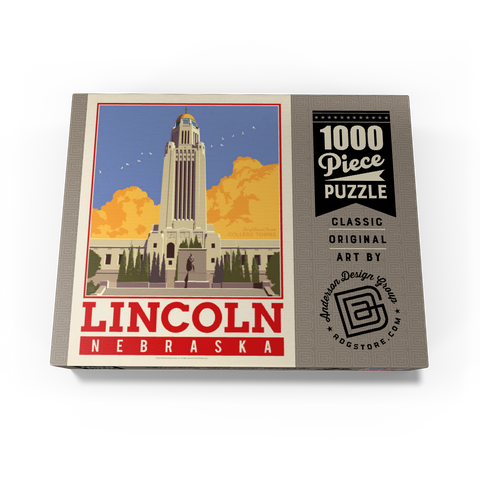 American College Towns: Lincoln, NE 1000 Jigsaw Puzzle box view3
