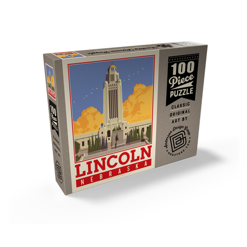 American College Towns: Lincoln, NE 100 Jigsaw Puzzle box view2