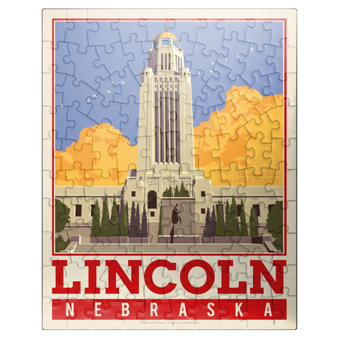 puzzleplate American College Towns: Lincoln, NE 100 Jigsaw Puzzle