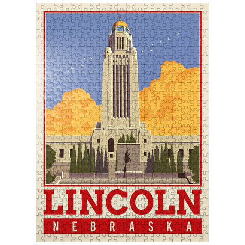 puzzleplate American College Towns: Lincoln, NE 500 Jigsaw Puzzle