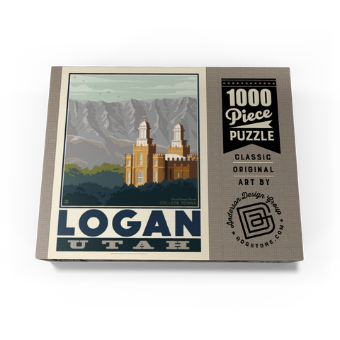 American College Towns: Logan, Utah 1000 Jigsaw Puzzle box view3