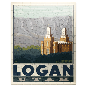 puzzleplate American College Towns: Logan, Utah 100 Jigsaw Puzzle