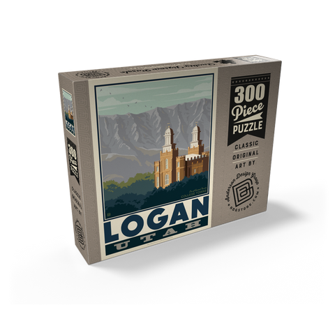 American College Towns: Logan, Utah 300 Jigsaw Puzzle box view2