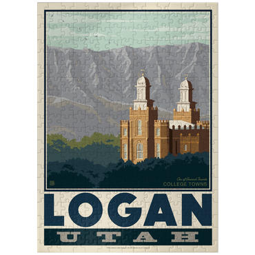 puzzleplate American College Towns: Logan, Utah 300 Jigsaw Puzzle