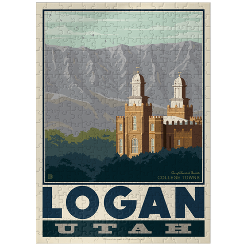 puzzleplate American College Towns: Logan, Utah 300 Jigsaw Puzzle