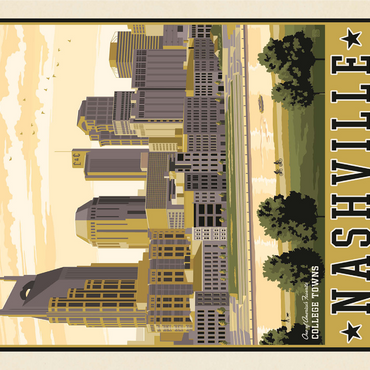American College Towns: Nashville, TN 1000 Jigsaw Puzzle 3D Modell