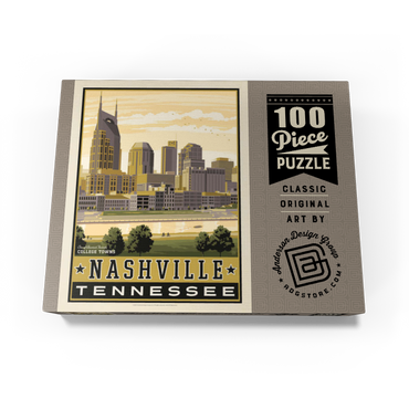 American College Towns: Nashville, TN 100 Jigsaw Puzzle box view3
