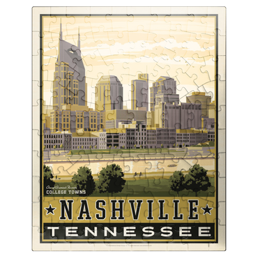 puzzleplate American College Towns: Nashville, TN 100 Jigsaw Puzzle