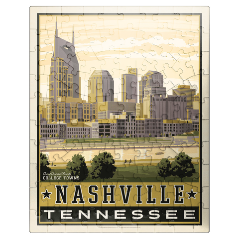 puzzleplate American College Towns: Nashville, TN 100 Jigsaw Puzzle