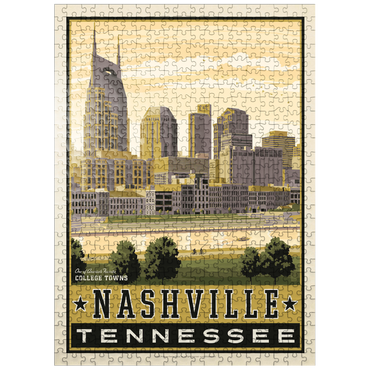 puzzleplate American College Towns: Nashville, TN 500 Jigsaw Puzzle