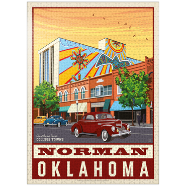 puzzleplate American College Towns: Norman, Oklahoma 1000 Jigsaw Puzzle