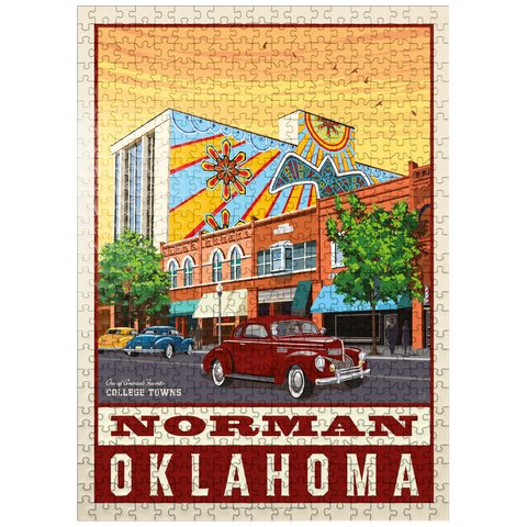 puzzleplate American College Towns: Norman, Oklahoma 500 Jigsaw Puzzle