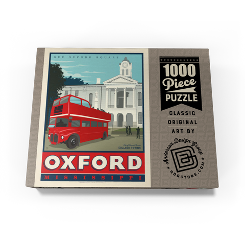 American College Towns: Oxford, Mississippi 1000 Jigsaw Puzzle box view3
