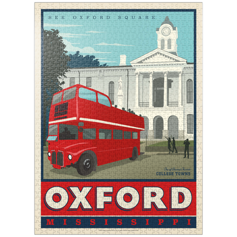 puzzleplate American College Towns: Oxford, Mississippi 1000 Jigsaw Puzzle