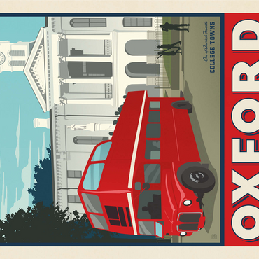 American College Towns: Oxford, Mississippi 1000 Jigsaw Puzzle 3D Modell
