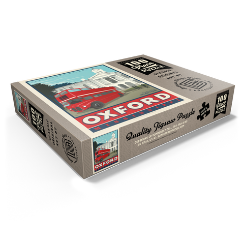 American College Towns: Oxford, Mississippi 100 Jigsaw Puzzle box view1