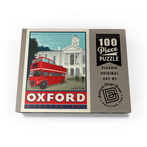 American College Towns: Oxford, Mississippi 100 Jigsaw Puzzle box view3