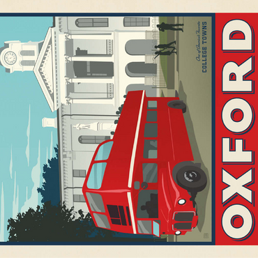 American College Towns: Oxford, Mississippi 100 Jigsaw Puzzle 3D Modell