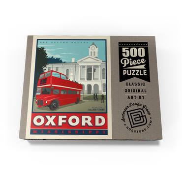 American College Towns: Oxford, Mississippi 500 Jigsaw Puzzle box view3