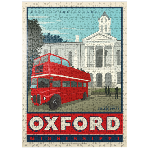puzzleplate American College Towns: Oxford, Mississippi 500 Jigsaw Puzzle