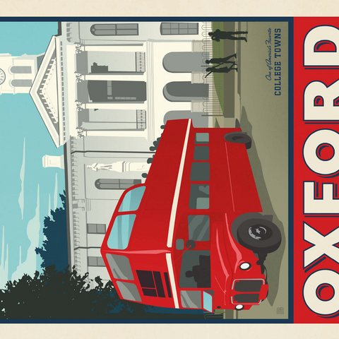 American College Towns: Oxford, Mississippi 500 Jigsaw Puzzle 3D Modell